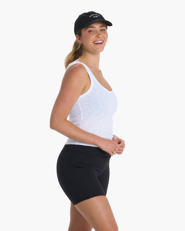 Sunrise Crop Tank | White