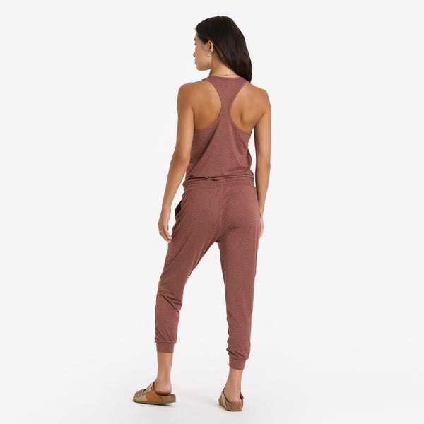 Lux Jumpsuit | Terracotta Heather